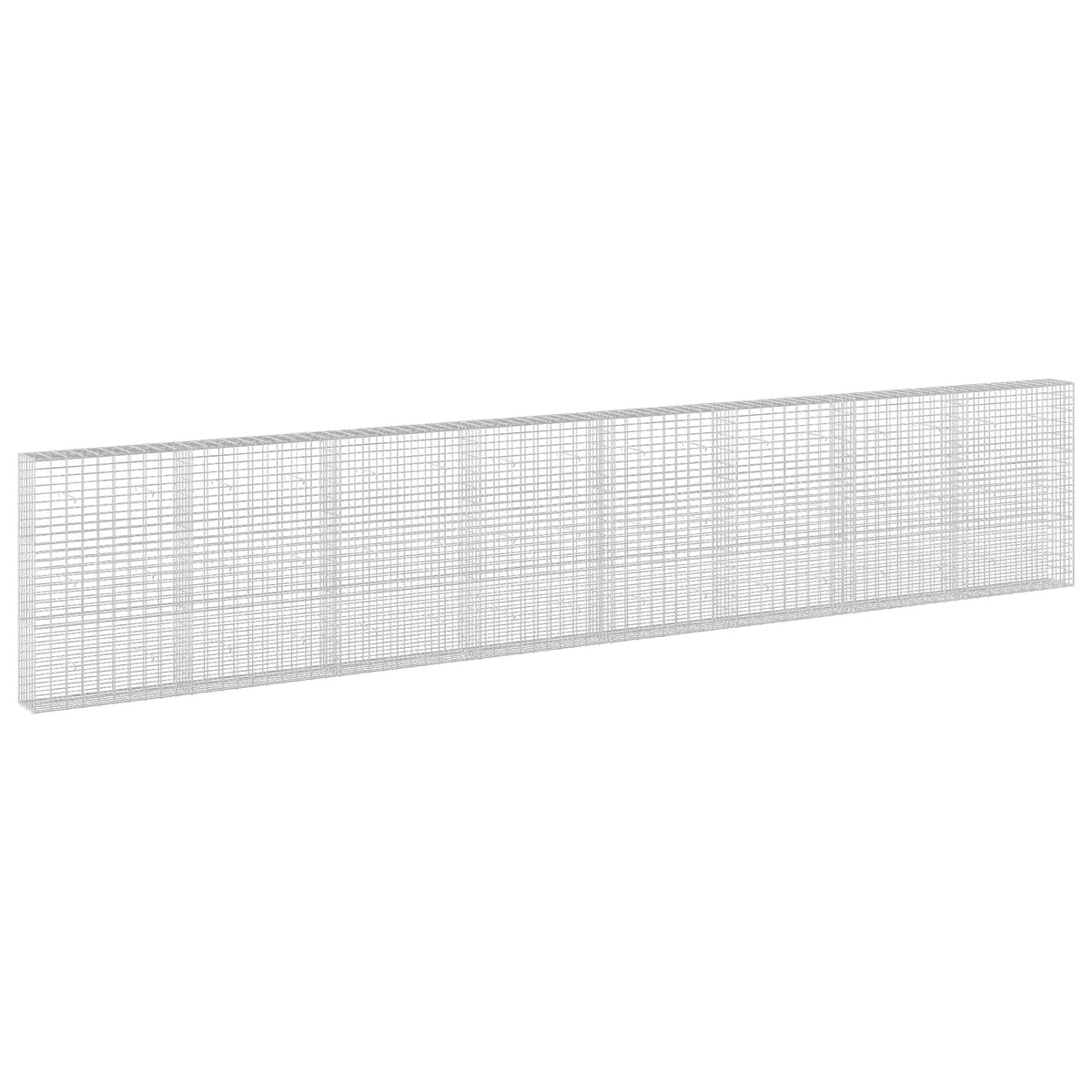 vidaXL Gabion with 3.5 mm Wire and 5x10 cm Mesh 800x30x150 cm 2