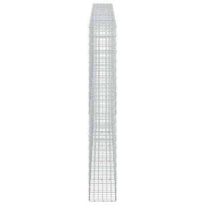 vidaXL Gabion with 3.5 mm Wire and 5x10 cm Mesh 450x30x200 cm 4