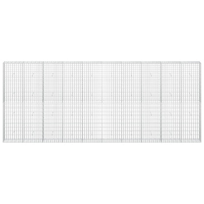 vidaXL Gabion with 3.5 mm Wire and 5x10 cm Mesh 500x30x200 cm 3