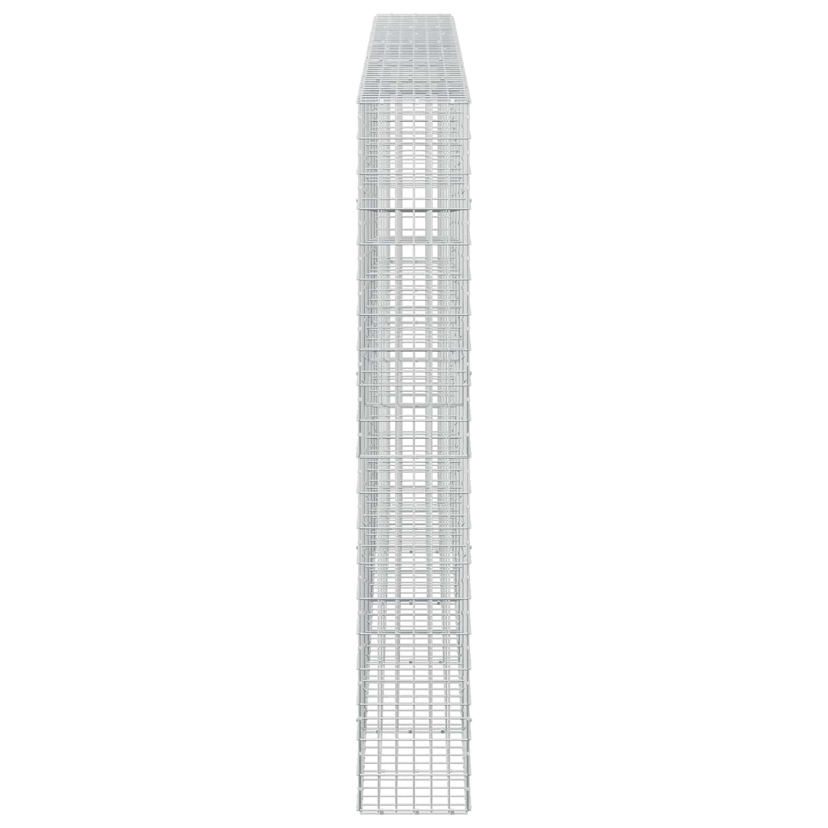 vidaXL Gabion with 3.5 mm Wire and 5x10 cm Mesh 500x30x200 cm 4