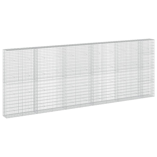 vidaXL Gabion with 3.5 mm Wire and 5x10 cm Mesh 550x30x200 cm 2