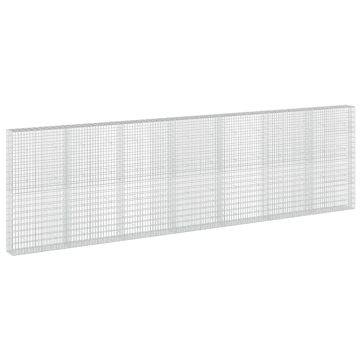vidaXL Gabion with 3.5 mm Wire and 5x10 cm Mesh 700x30x200 cm 2