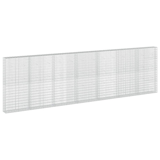 vidaXL Gabion with 3.5 mm Wire and 5x10 cm Mesh 700x30x200 cm 2