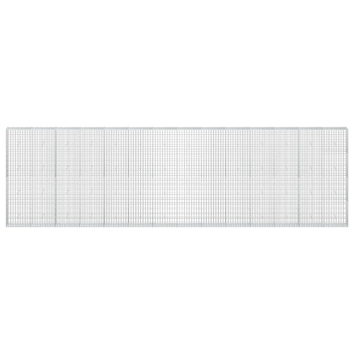 vidaXL Gabion with 3.5 mm Wire and 5x10 cm Mesh 700x30x200 cm 3
