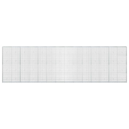 vidaXL Gabion with 3.5 mm Wire and 5x10 cm Mesh 700x30x200 cm 3