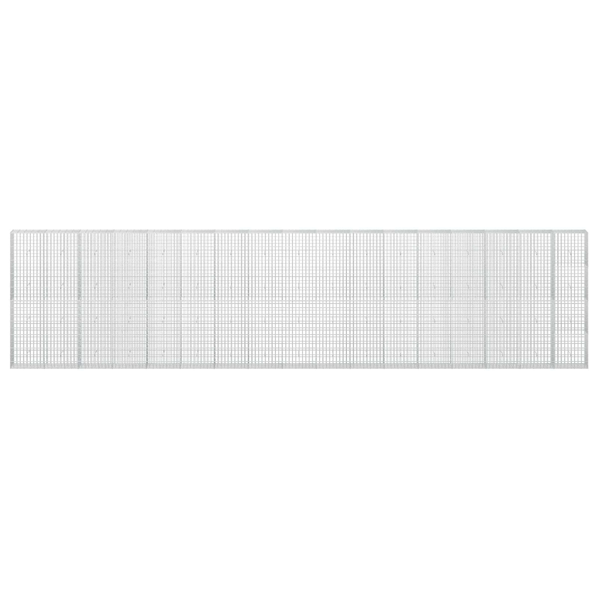 vidaXL Gabion with 3.5 mm Wire and 5x10 cm Mesh 850x30x200 cm 3