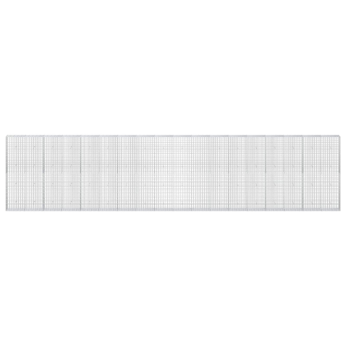 vidaXL Gabion with 3.5 mm Wire and 5x10 cm Mesh 900x30x200 cm 3