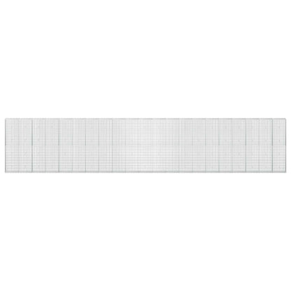 Gabion with 3.5 mm Wire and 5x10 cm Mesh 1050x30x200 cm Height 200 cm Thickness 30 cm 1050–1200 cm 1050 cm