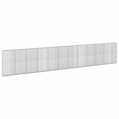 vidaXL Gabion with 3.5 mm Wire and 5x10 cm Mesh 1150x30x200 cm 2