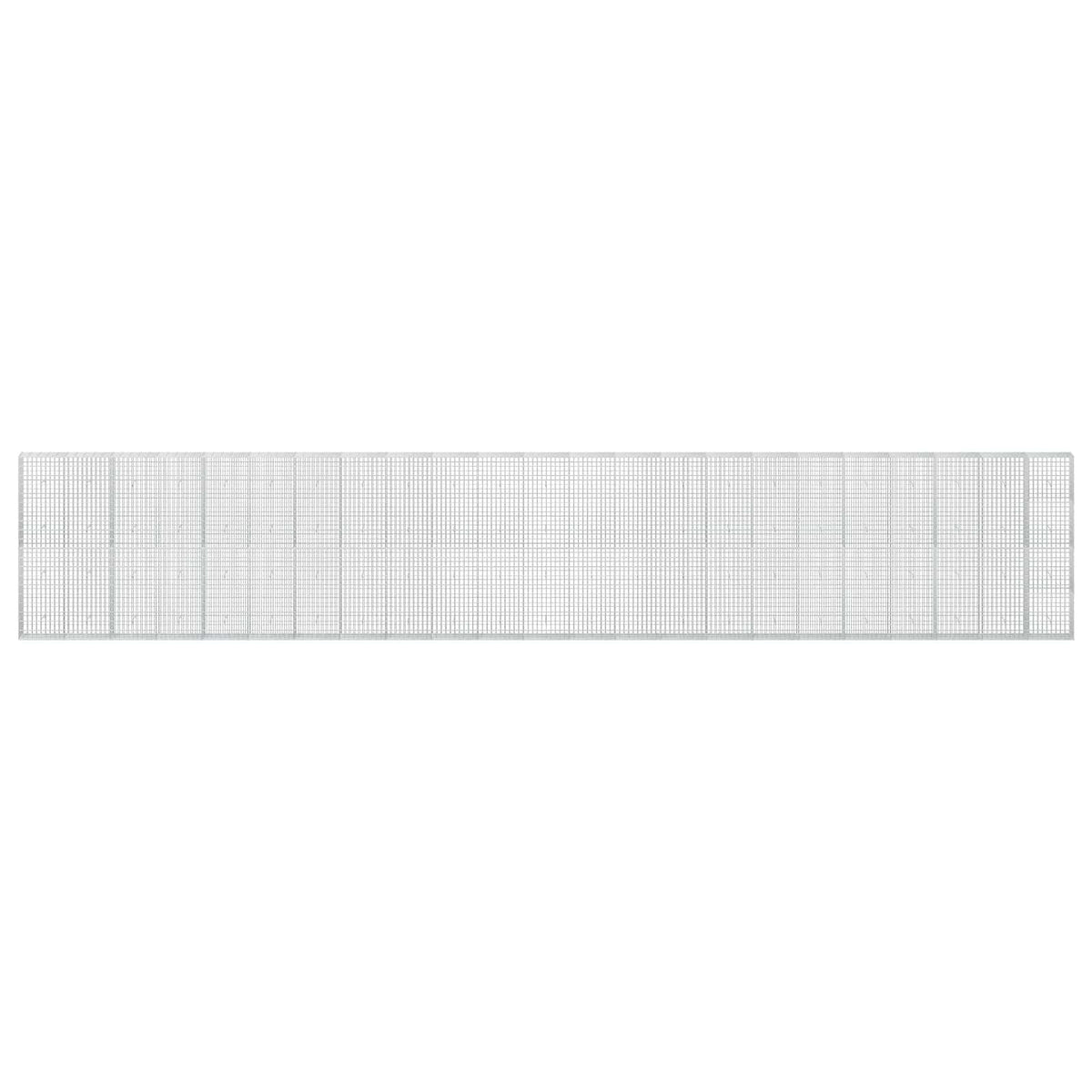 vidaXL Gabion with 3.5 mm Wire and 5x10 cm Mesh 1150x30x200 cm 3