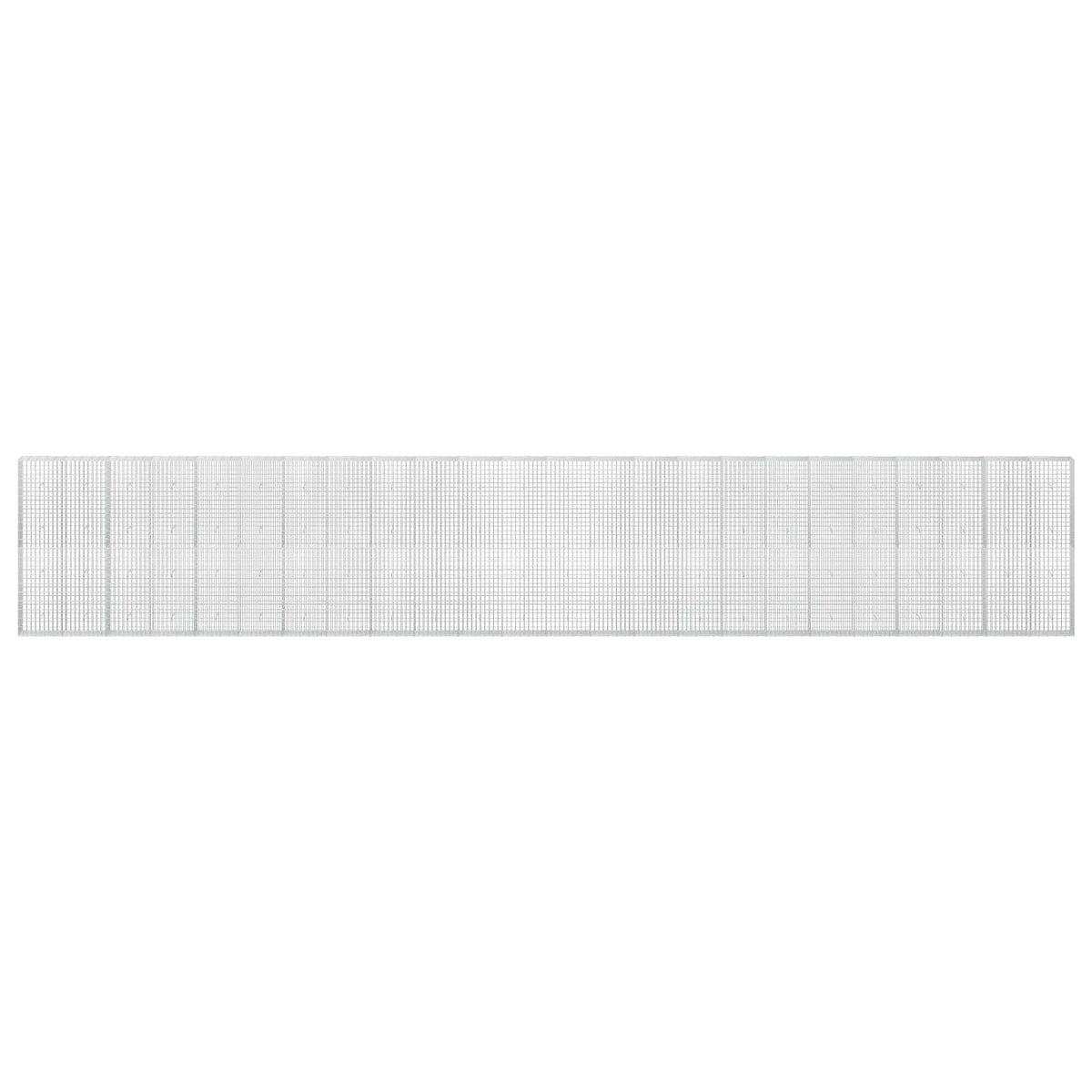 Gabion with 3.5 mm Wire and 5x10 cm Mesh 1050x30x200 cm Height 200 cm Thickness 30 cm 1050–1200 cm 1200 cm