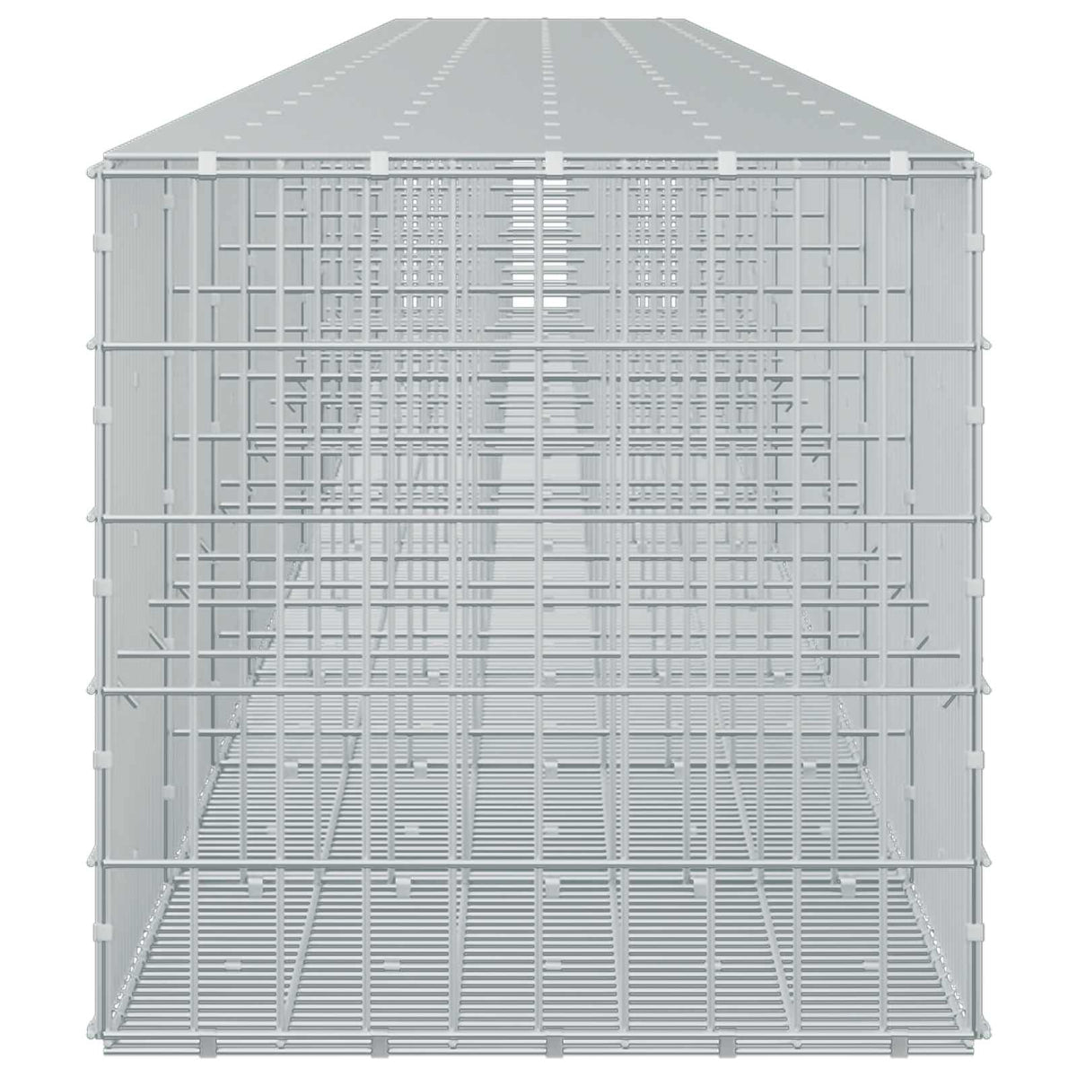vidaXL Gabion with 3.5 mm Wire and 5x10 cm Mesh 1200x50x50 cm 4