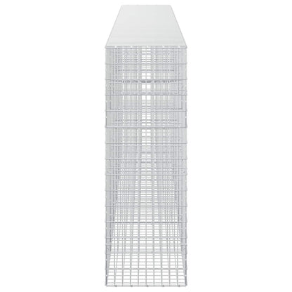 vidaXL Gabion with 3.5 mm Wire and 5x10 cm Mesh 600x50x150 cm 4