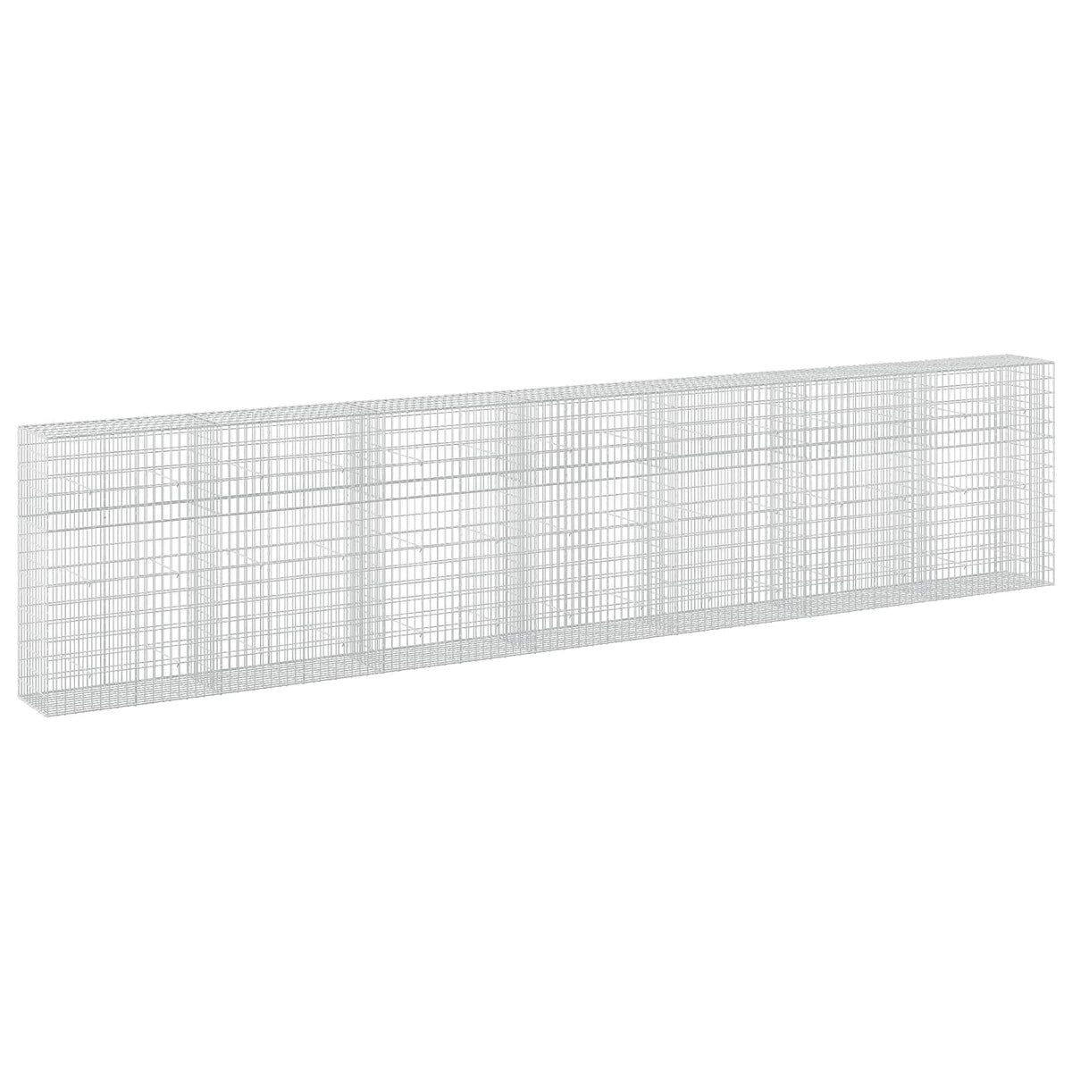vidaXL Gabion with 3.5 mm Wire and 5x10 cm Mesh 700x50x150 cm 2