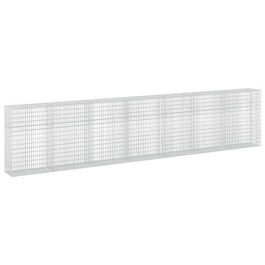 vidaXL Gabion with 3.5 mm Wire and 5x10 cm Mesh 750x50x150 cm 2