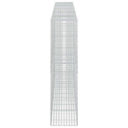 vidaXL Gabion with 3.5 mm Wire and 5x10 cm Mesh 500x50x200 cm 4