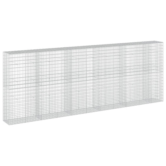 vidaXL Gabion with 3.5 mm Wire and 5x10 cm Mesh 550x50x200 cm 2