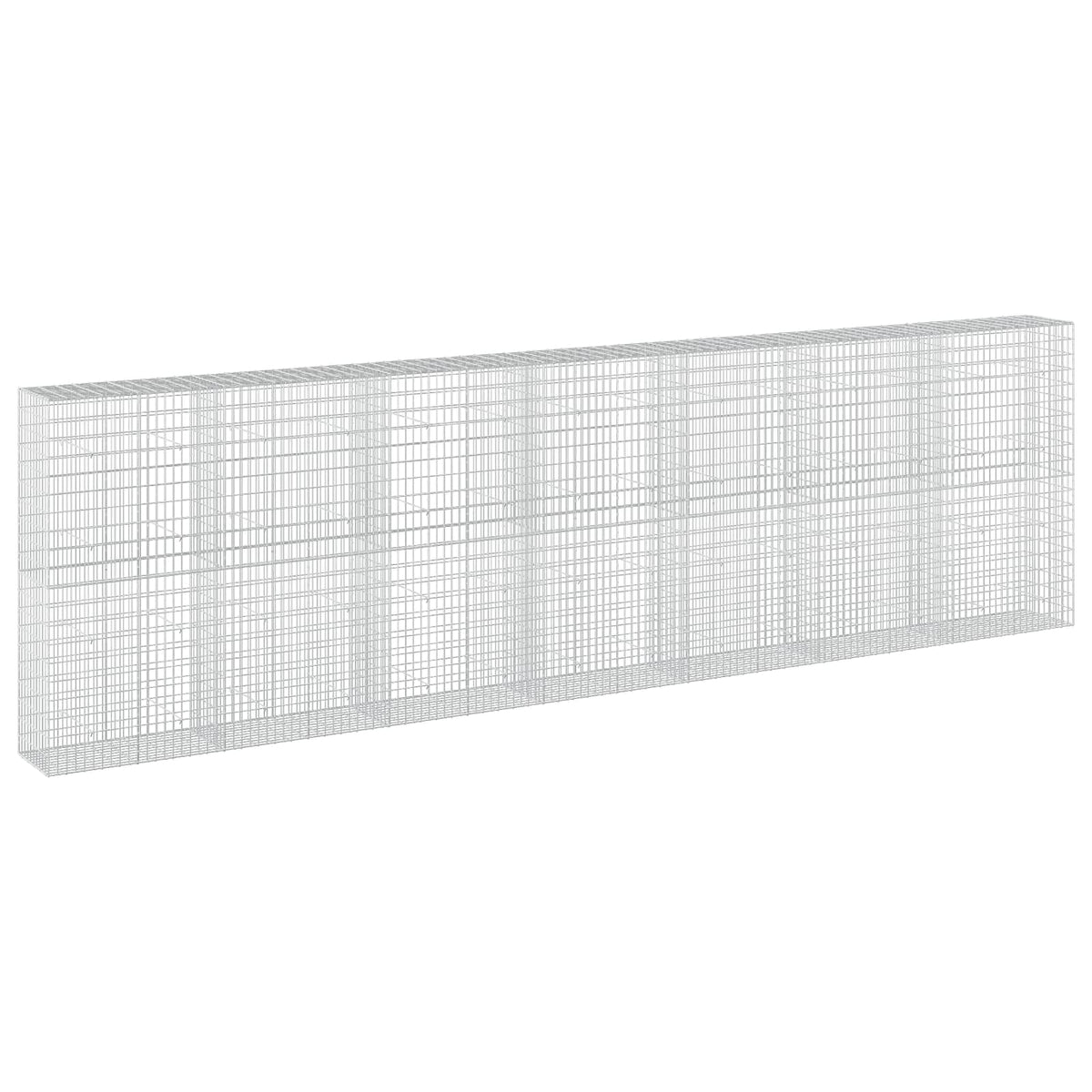 vidaXL Gabion with 3.5 mm Wire and 5x10 cm Mesh 700x50x200 cm 2