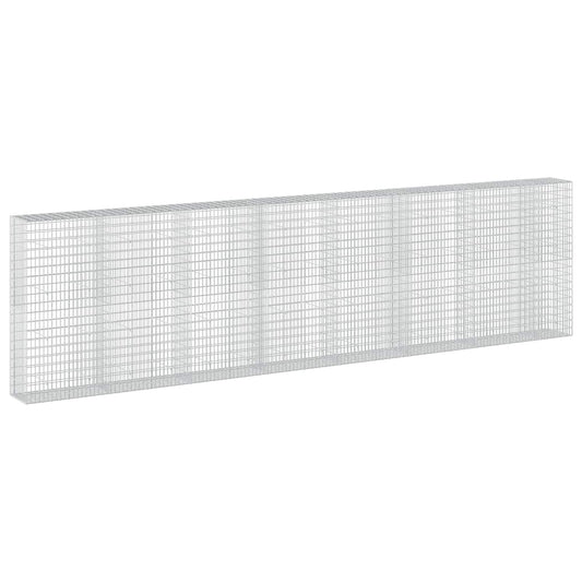 vidaXL Gabion with 3.5 mm Wire and 5x10 cm Mesh 750x50x200 cm 2