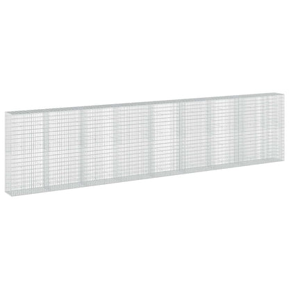 vidaXL Gabion with 3.5 mm Wire and 5x10 cm Mesh 850x50x200 cm 2