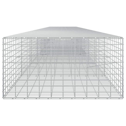 vidaXL Gabion with 3.5 mm Wire and 5x10 cm Mesh 800x100x50 cm 4