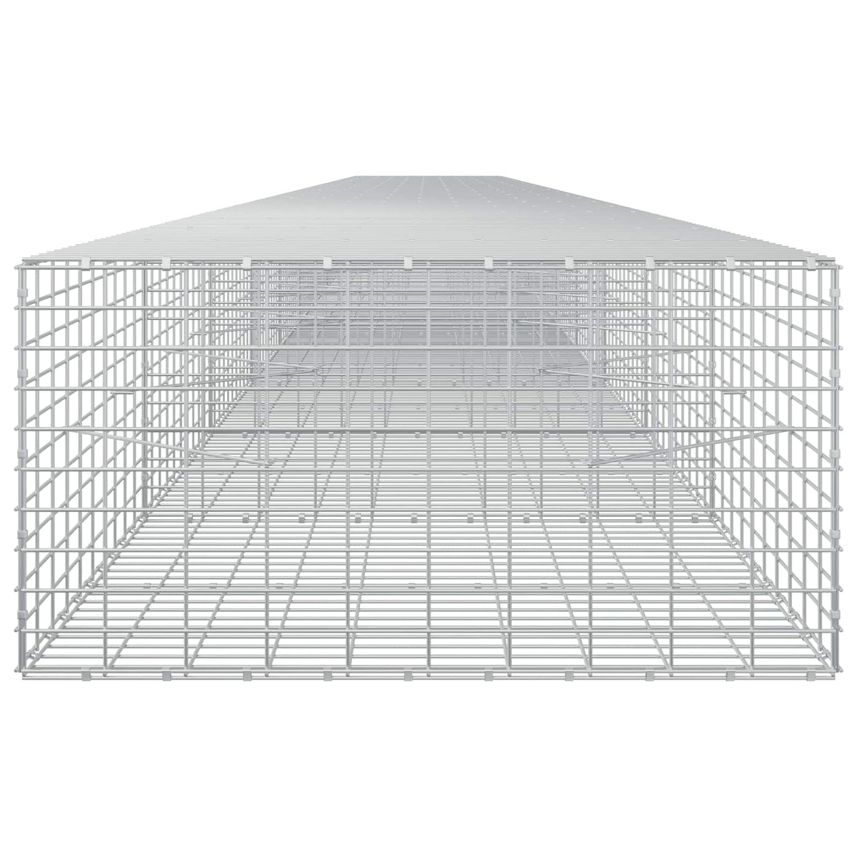 vidaXL Gabion with 3.5 mm Wire and 5x10 cm Mesh 1050x100x50 cm 4
