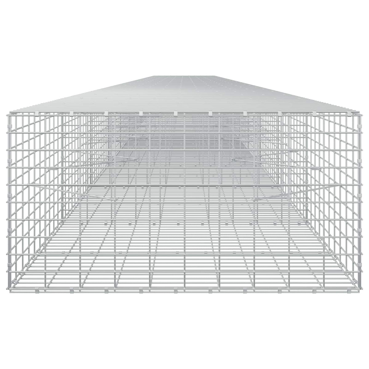 vidaXL Gabion with 3.5 mm Wire and 5x10 cm Mesh 1100x100x50 cm 4