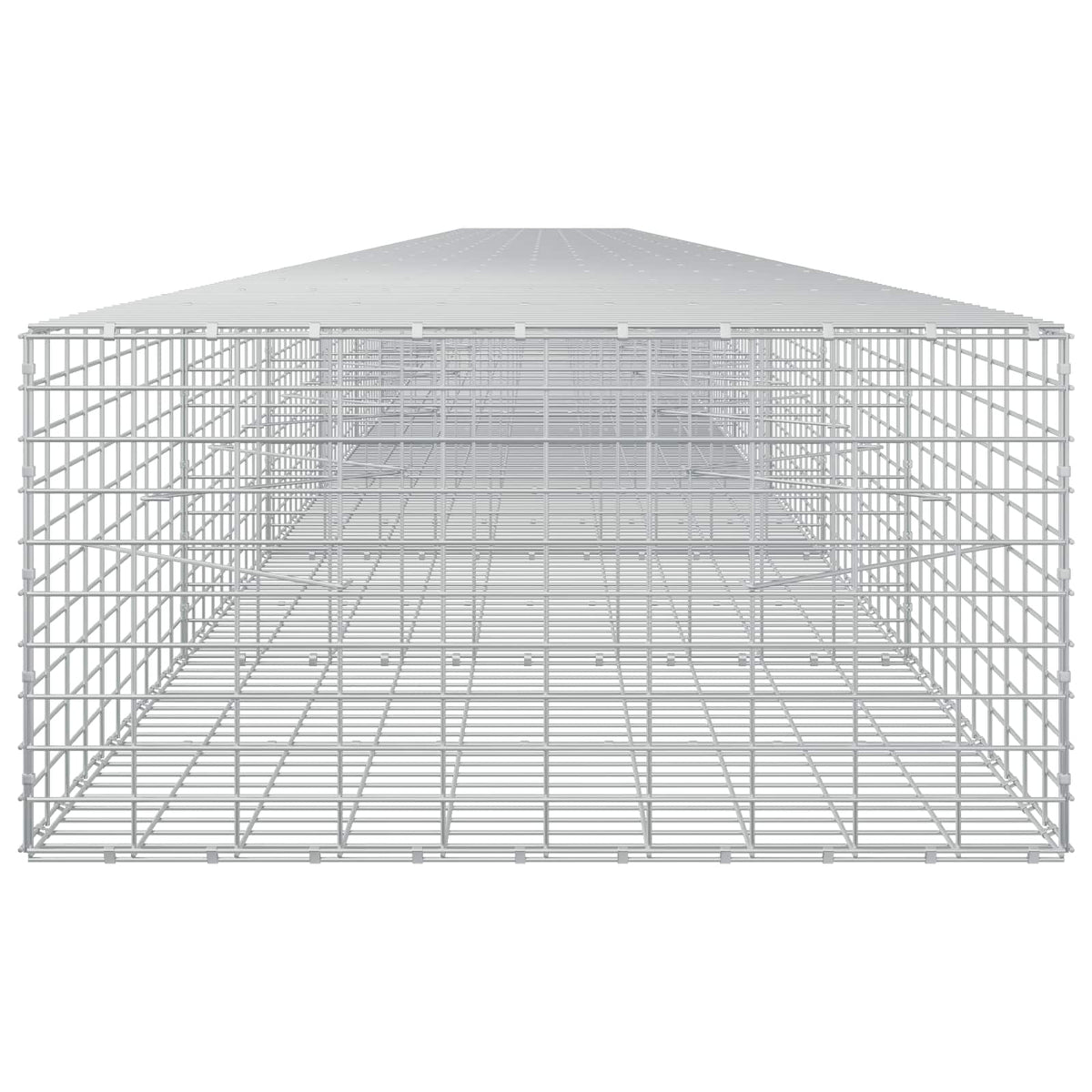 vidaXL Gabion with 3.5 mm Wire and 5x10 cm Mesh 1200x100x50 cm 4