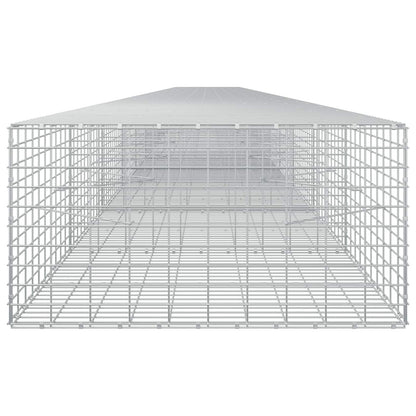 vidaXL Gabion with 3.5 mm Wire and 5x10 cm Mesh 1200x100x50 cm 4