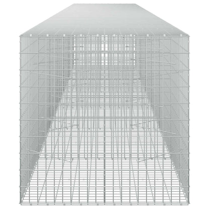 vidaXL Gabion with 3.5 mm Wire and 5x10 cm Mesh 650x100x100 cm 4