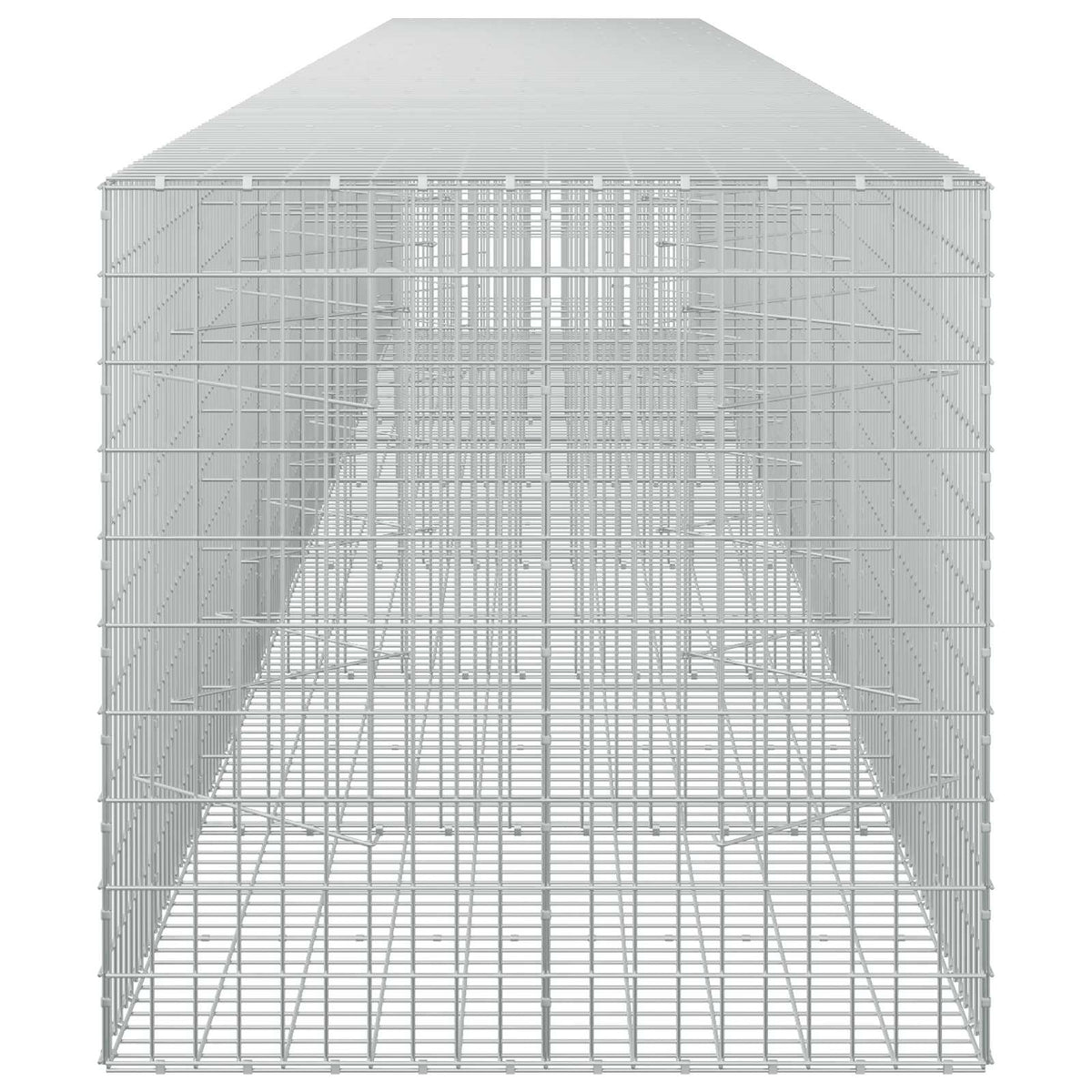 vidaXL Gabion with 3.5 mm Wire and 5x10 cm Mesh 700x100x100 cm 4