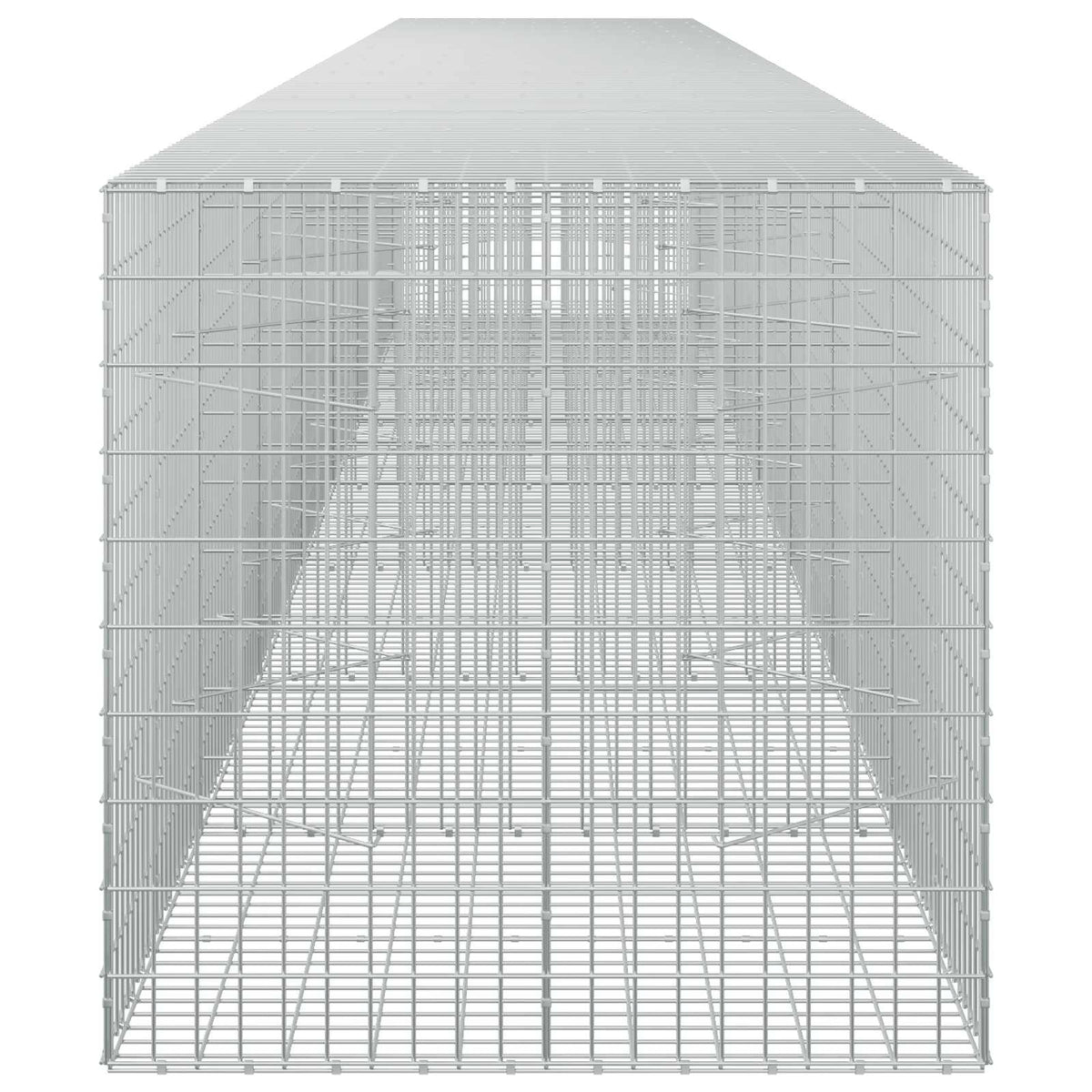 vidaXL Gabion with 3.5 mm Wire and 5x10 cm Mesh 750x100x100 cm 4