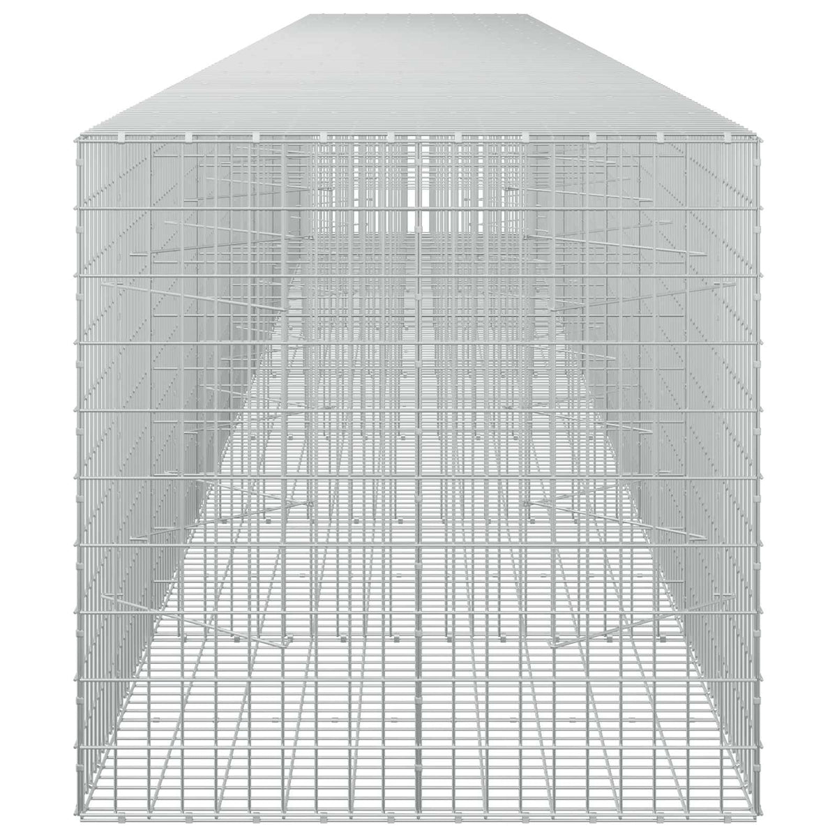 vidaXL Gabion with 3.5 mm Wire and 5x10 cm Mesh 800x100x100 cm 4