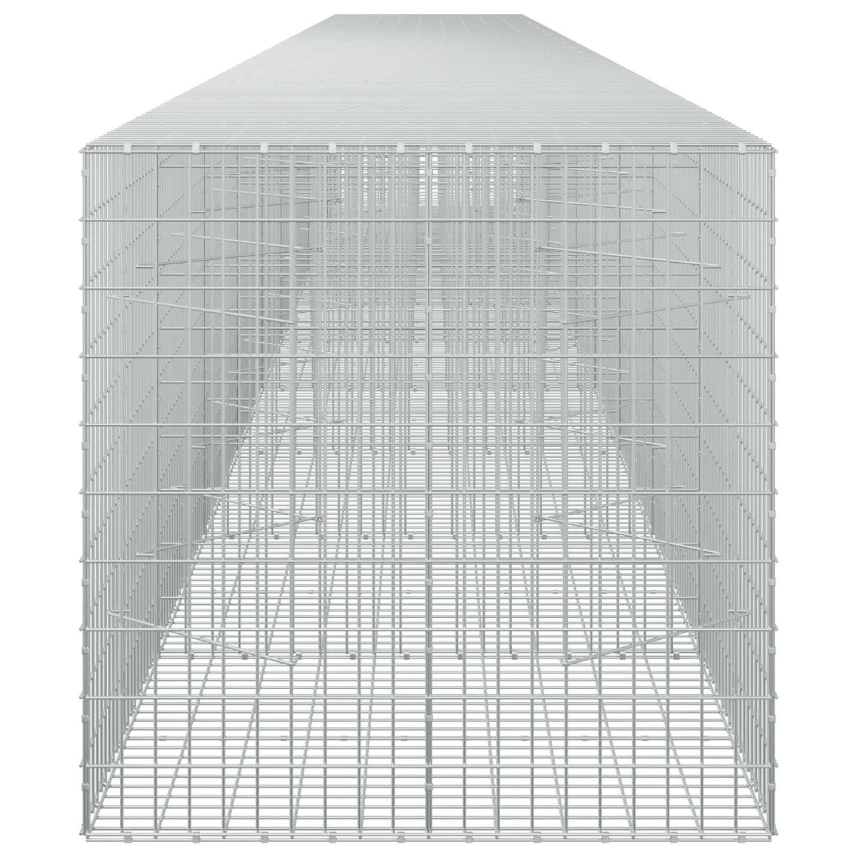 vidaXL Gabion with 3.5 mm Wire and 5x10 cm Mesh 1000x100x100 cm 4