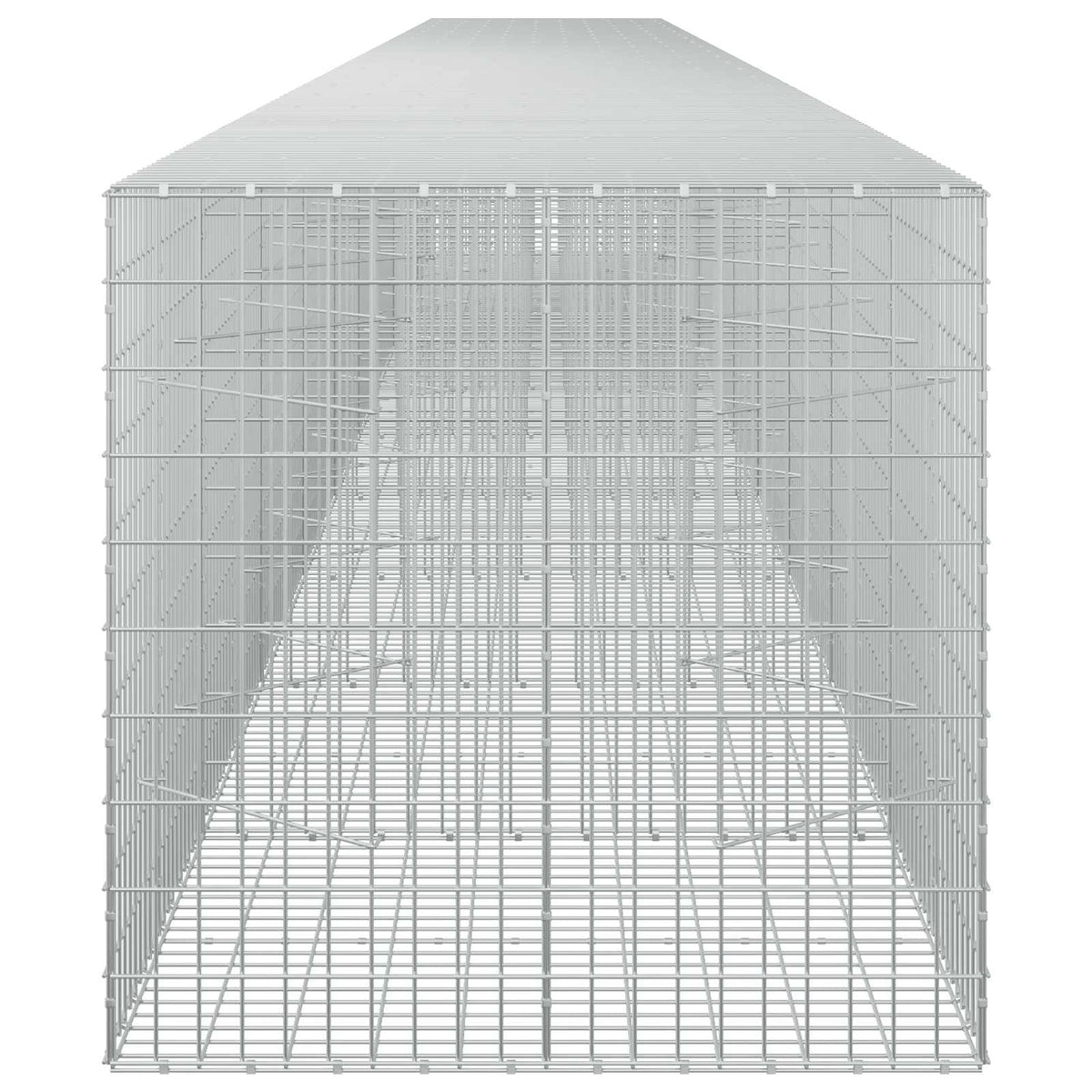 vidaXL Gabion with 3.5 mm Wire and 5x10 cm Mesh 1050x100x100 cm 4