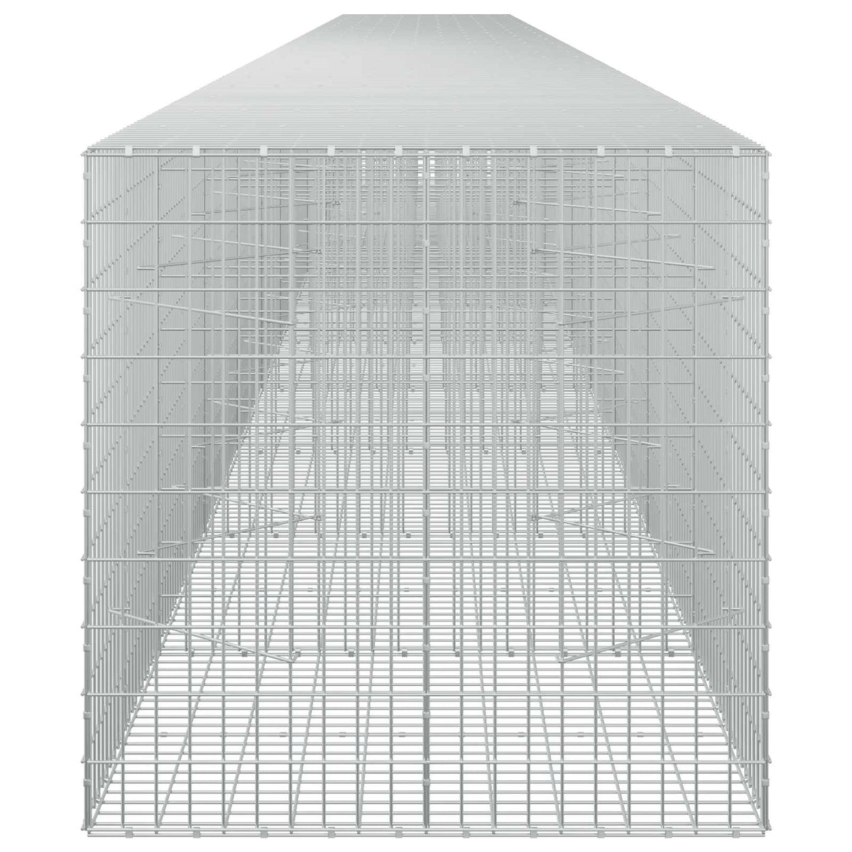 vidaXL Gabion with 3.5 mm Wire and 5x10 cm Mesh 1150x100x100 cm 4