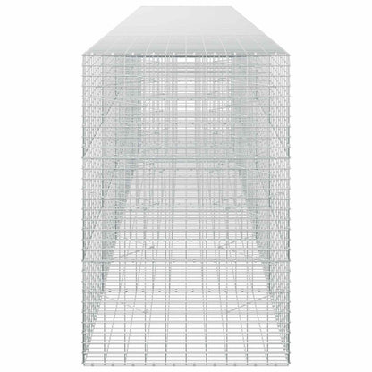 vidaXL Gabion with 3.5 mm Wire and 5x10 cm Mesh 550x100x150 cm 4