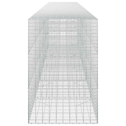 vidaXL Gabion with 3.5 mm Wire and 5x10 cm Mesh 600x100x150 cm 4