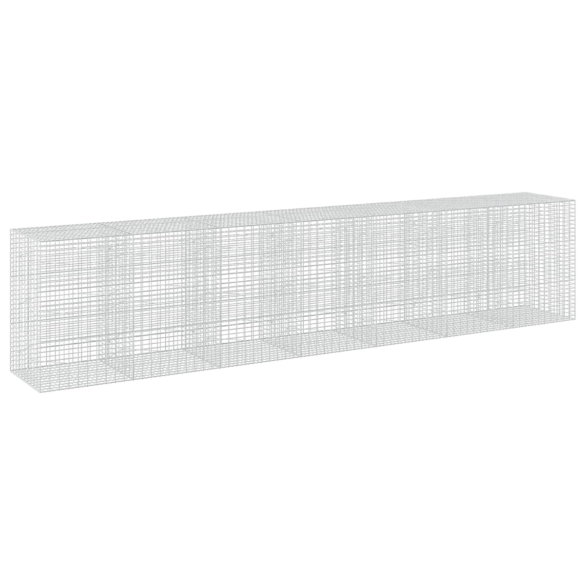 vidaXL Gabion with 3.5 mm Wire and 5x10 cm Mesh 700x100x150 cm 2
