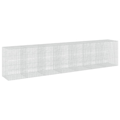 vidaXL Gabion with 3.5 mm Wire and 5x10 cm Mesh 700x100x150 cm 2