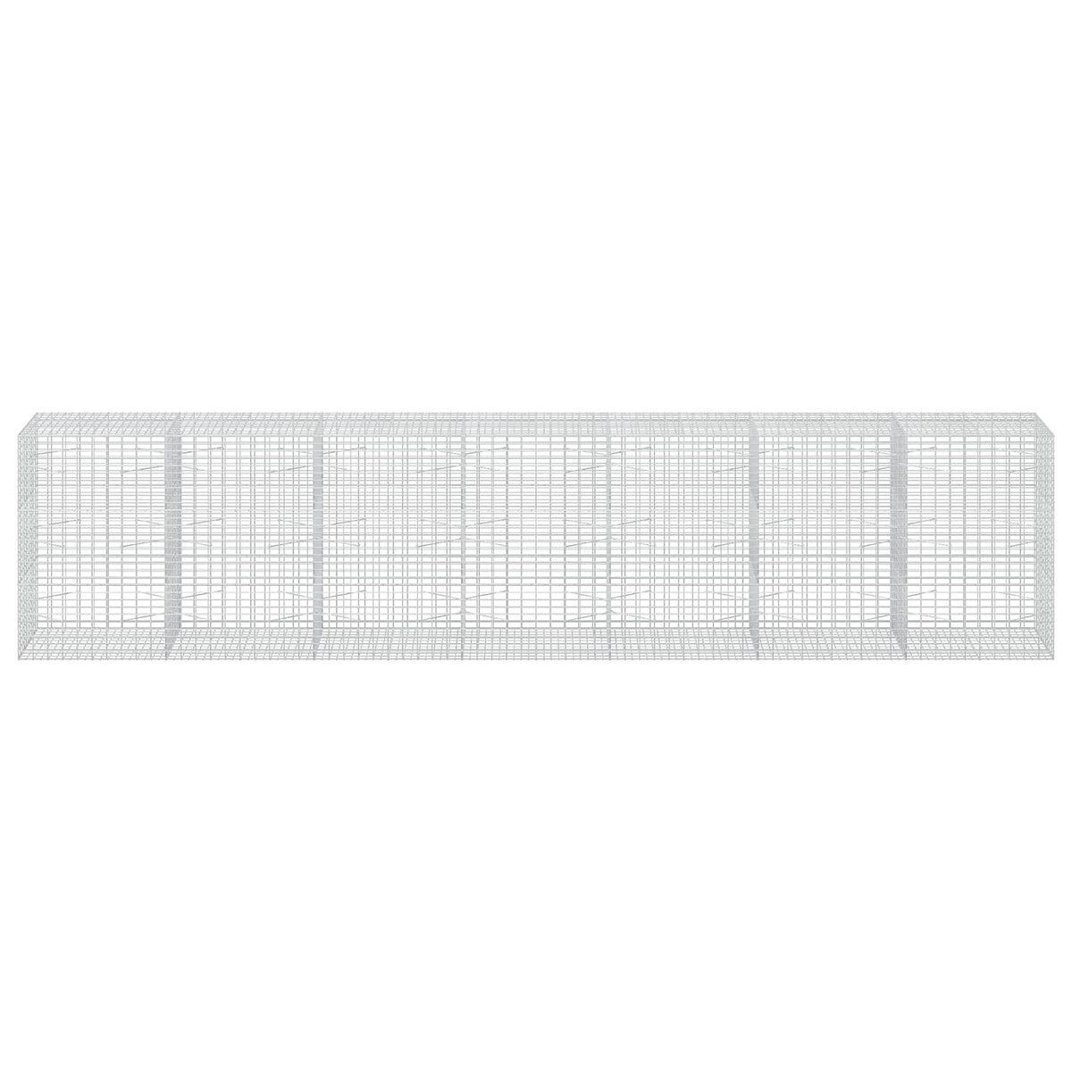 Gabion with 3.5 mm Wire and 5x10 cm Mesh 50x100x150 cm Height 150 cm Thickness 100 cm 50–1000 cm 700 cm