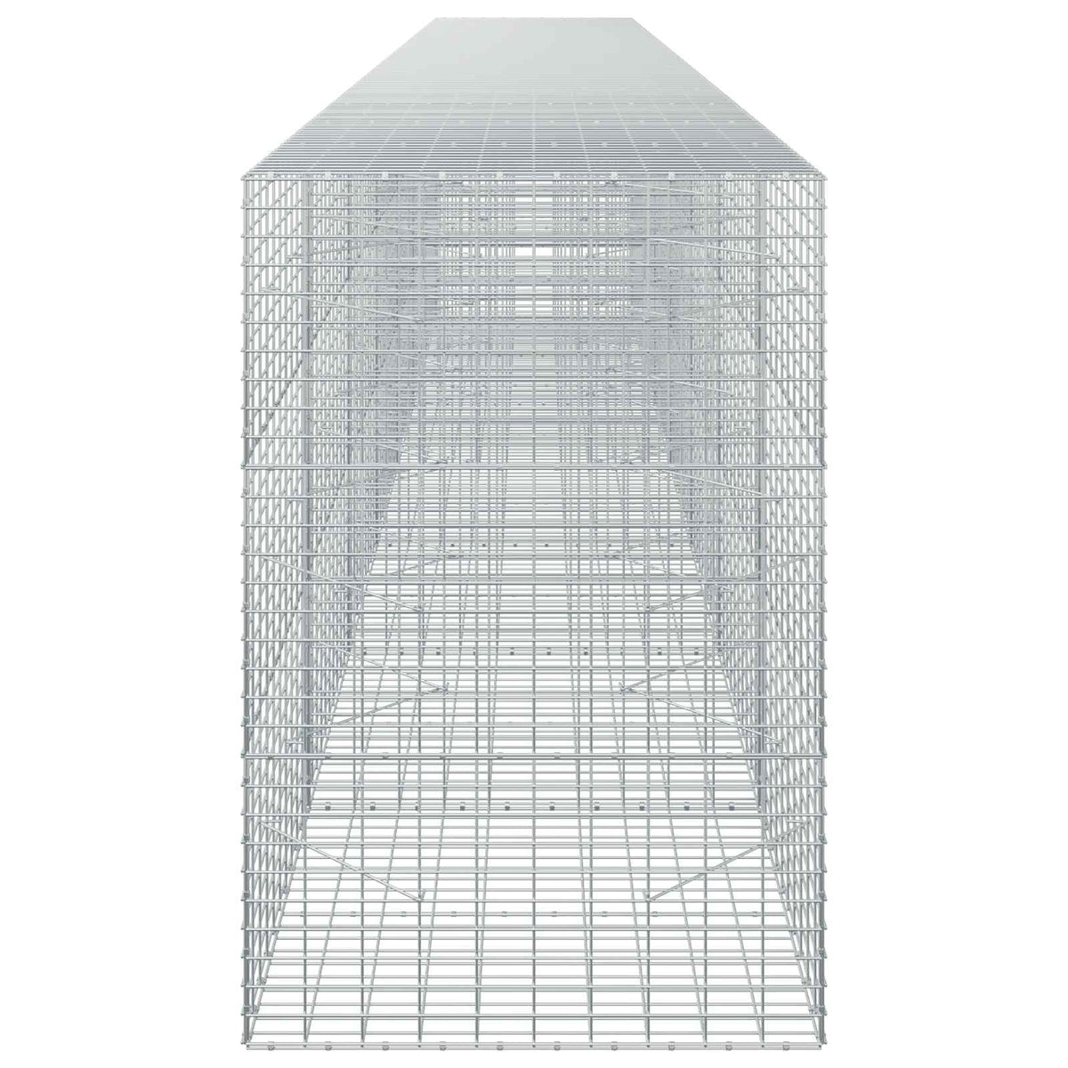 vidaXL Gabion with 3.5 mm Wire and 5x10 cm Mesh 700x100x150 cm 4