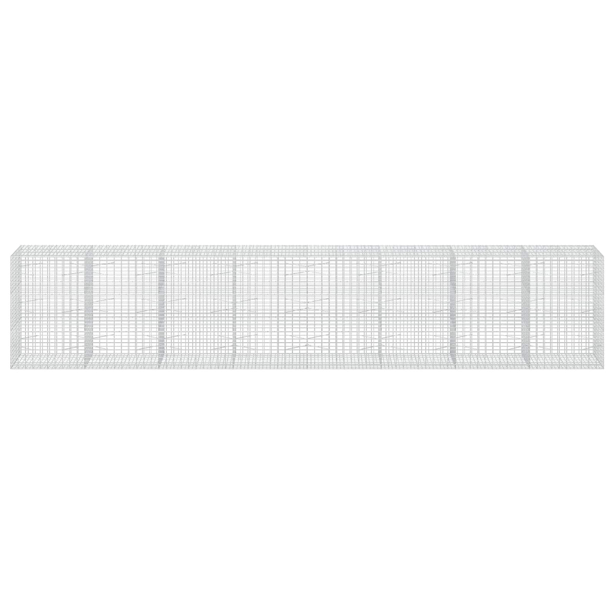 Gabion with 3.5 mm Wire and 5x10 cm Mesh 50x100x150 cm Height 150 cm Thickness 100 cm 50–1000 cm 800 cm