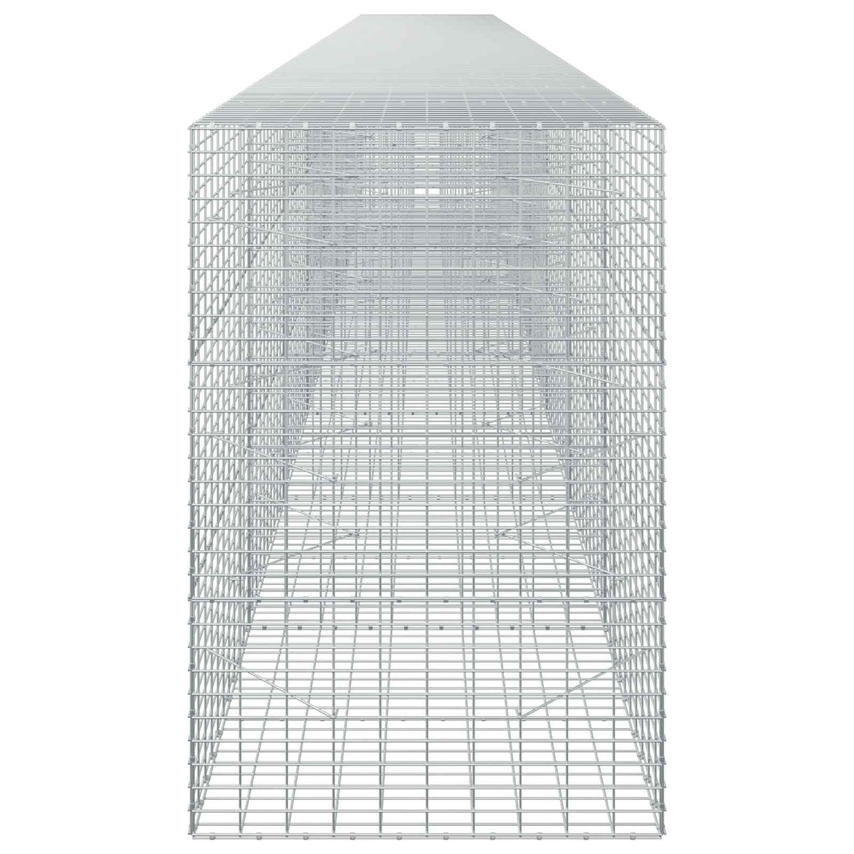 vidaXL Gabion with 3.5 mm Wire and 5x10 cm Mesh 800x100x150 cm 4
