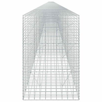 vidaXL Gabion with 3.5 mm Wire and 5x10 cm Mesh 1200x100x150 cm 4