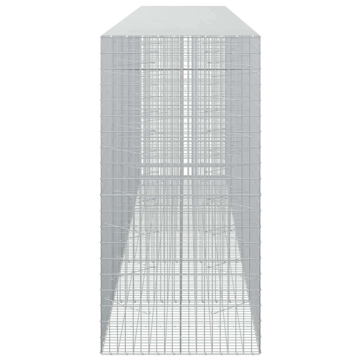 vidaXL Gabion with 3.5 mm Wire and 5x10 cm Mesh 550x100x200 cm 4