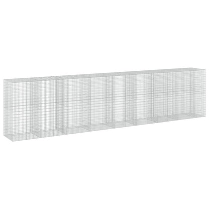 vidaXL Gabion with 3.5 mm Wire and 5x10 cm Mesh 850x100x200 cm 2