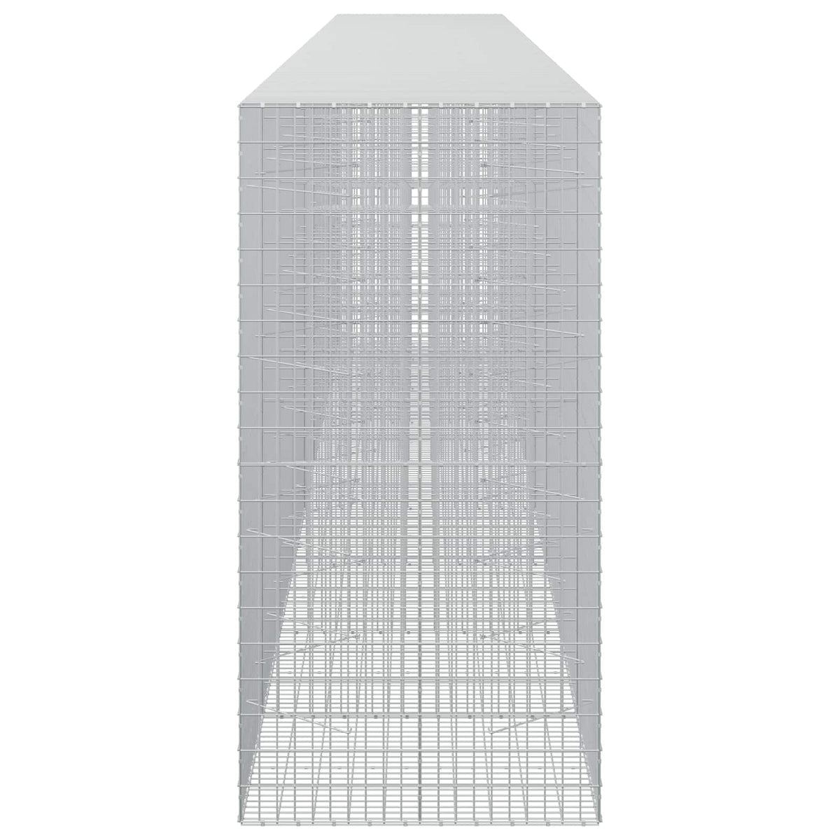 vidaXL Gabion with 3.5 mm Wire and 5x10 cm Mesh 850x100x200 cm 4