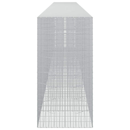 vidaXL Gabion with 3.5 mm Wire and 5x10 cm Mesh 1050x100x200 cm 4