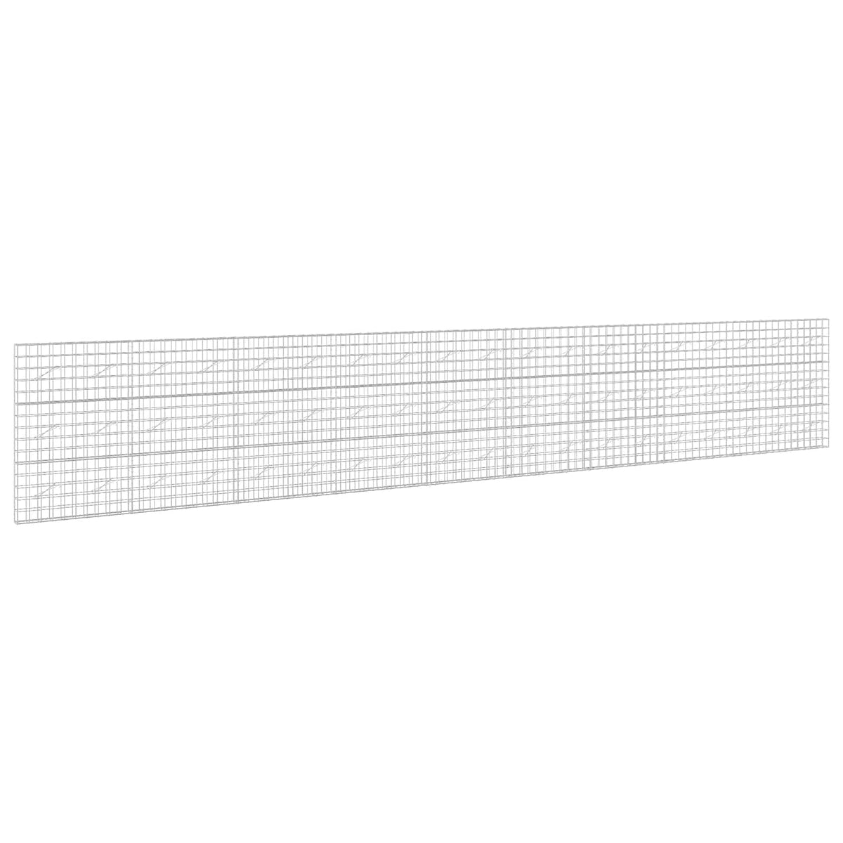 vidaXL Gabion with 3.5 mm Wire and 10x10 cm Mesh 950x10x150 cm 2